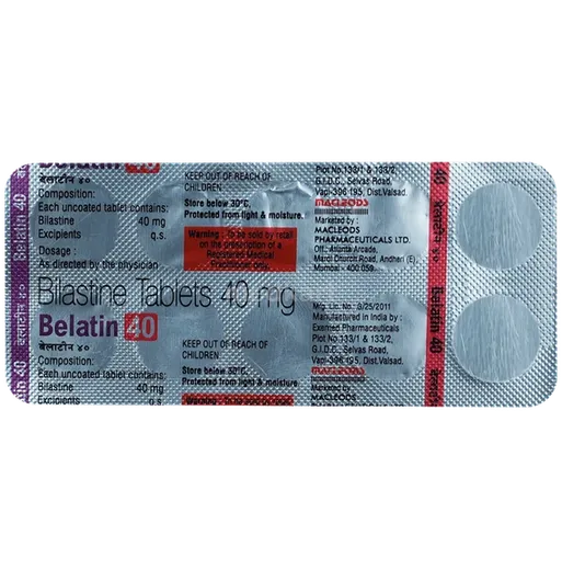 belatin 40mg tablet 10's